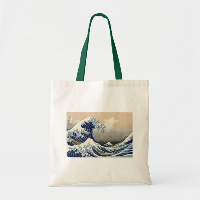 UKIYO-E ~HOKUSAI  葛飾北斎    「富嶽三十六景 神奈川沖浪裏」 TRAGETASCHE (Vorne)