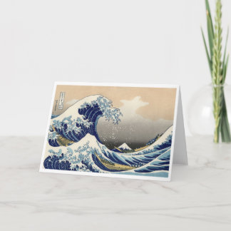 Ukiyo-e - Hokusais Tsunami-Karte Karte