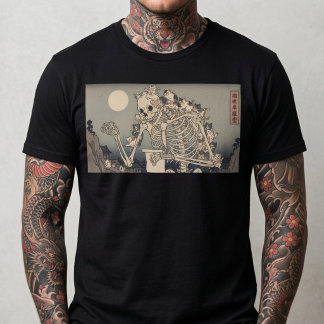 Ukiyo-e inspirierter Mauspad– Dramatisches JAPAN T-Shirt