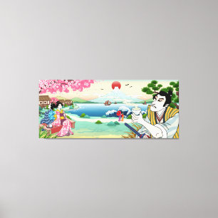 Ukiyo-e japanische Art Canvas Print Leinwanddruck