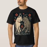 Ukiyo-e Katzen Harmonie Japanische Kunst