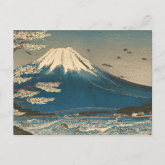 Ukiyo-e Mount Fuji Japan Postkarte