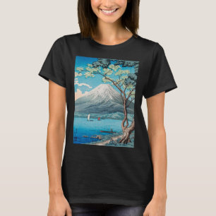 Ukiyo e Mt Fuji japanische Malerei Masterpie T-Shirt