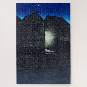 Ukiyoe - Hasui - C04 - Shinkawa Rive at Night -