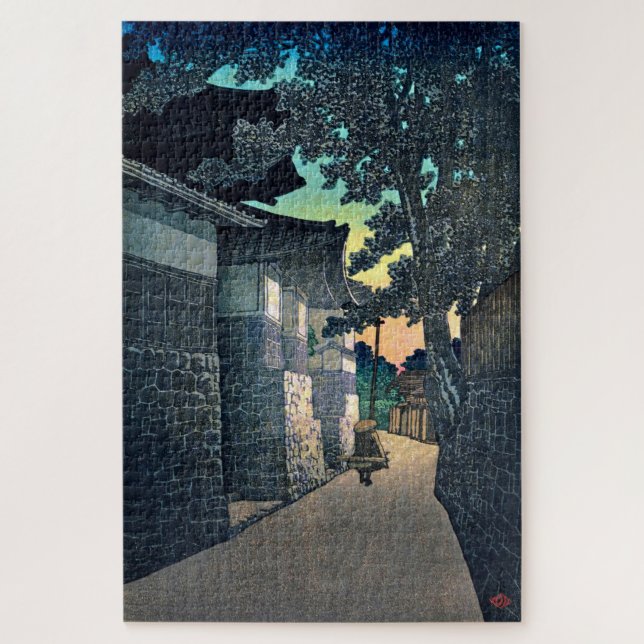 ukiyoe [hasui] C20 Kosho Temple, Himi, Etchu (Vertikal)
