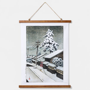 ukiyoe [hasui] C30 Miyazu in der Provinz Tango Wandteppich Mit Holzrahmen