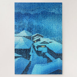 ukiyoe - Hasui - m04 - Hataori Hot Spring -