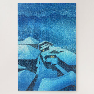 ukiyoe - Hasui - m04 - Hataori Hot Spring -