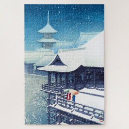 ukiyoe - Hasui - m07 - Frühjahrsschnee -