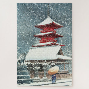 ukiyoe - hasui - m10 - Toshogu Shrine, Ueno -