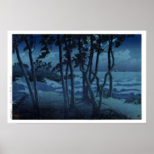 ukiyoe Hasui n10 Hinomisaki in Izumo Poster