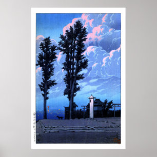 ukiyoe hasui n14 Kanda Myojin Shrine Pjüngsten Poster