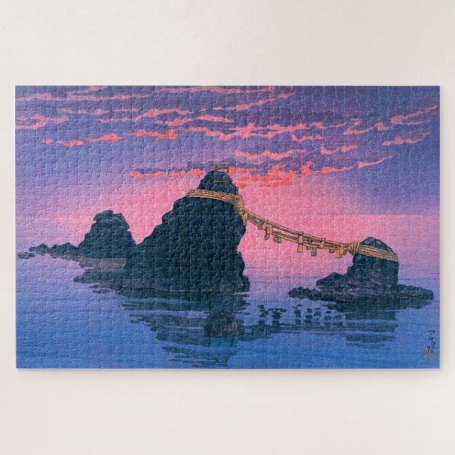 ukiyoe - hasui - No.25 Die paar Felsen von ... (Horizontal)