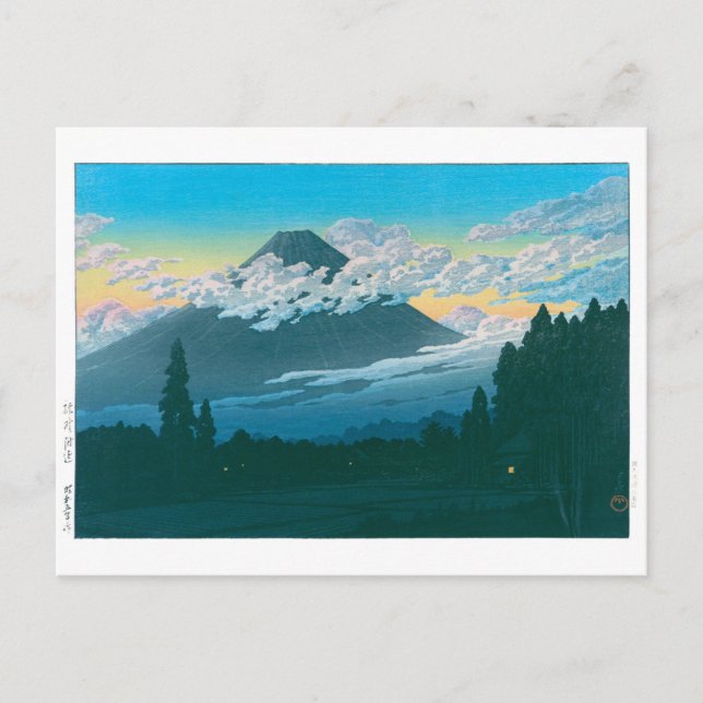ukiyoe - hasui - No.29 in der Nähe von Susono - Postkarte (Vorderseite)