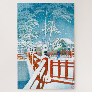 Ukiyoe - Hasui - Nr.24 Yakumo Brücke die Nagata ..