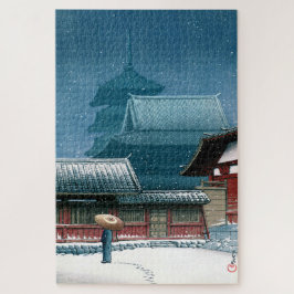 Ukiyoe - Hasui - Nr. 31 Tennoji-Tempel in Osaka -