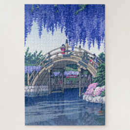 Ukiyoe - Hasui - Nr. 34 Wisteria in Kameido -