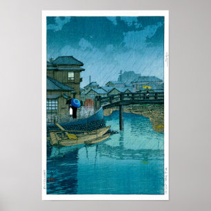 ukiyoe - hasui - Nr.39 Shinagawa - Poster