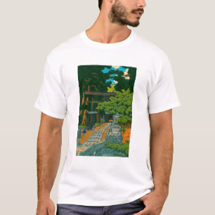 ukiyoe Hasui Nr. 60 Kumagaya Dairai-Schrein T-Shirt