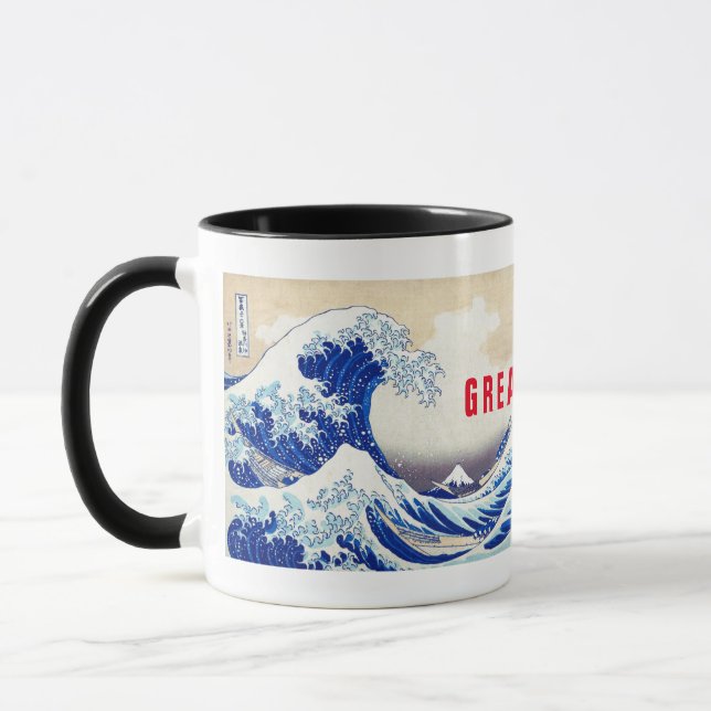 ukiyoe - Hokusai : No21 Great Wave - Tasse (Links)