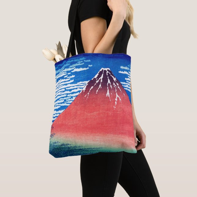 Ukiyoe - Hokusai : No.33 Red Fuji - Tasche (Von Nahem)