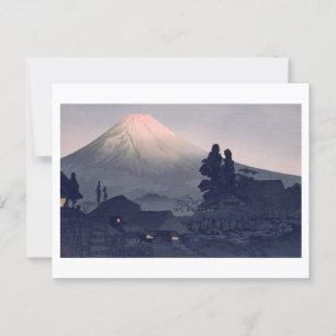 ukiyoe [komei] Fuji aus Mizukubo Postkarte
