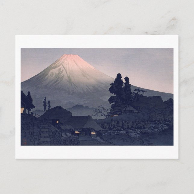 ukiyoe [komei] Fuji aus Mizukubo Postkarte (Vorderseite)