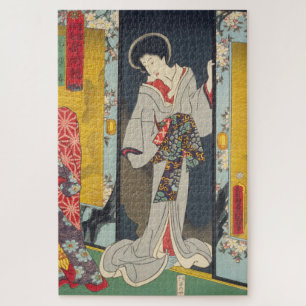 Ukiyoe - Toyokuni - No.10 Ama Myōchin -