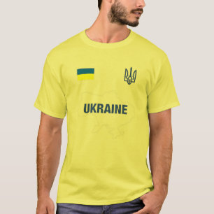 Ukraine 2021 Nationale Fußballmannschaft Soccer U T-Shirt