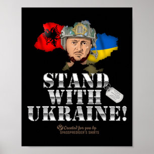 Ukraine Alnia Wolodymyr Selenskyj Steh Mit Der Ukr Poster