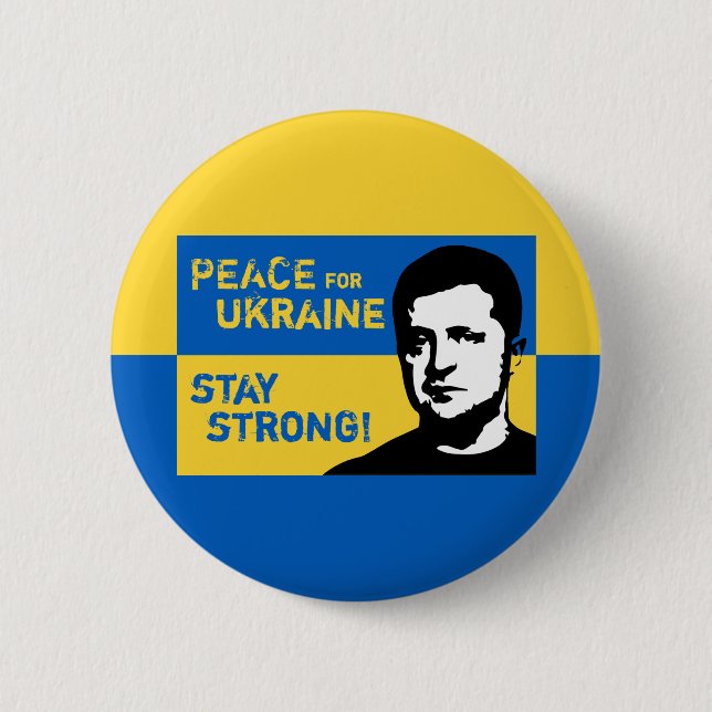 Ukraine - aufhören die Sünden Krieg! Button (Vorderseite)