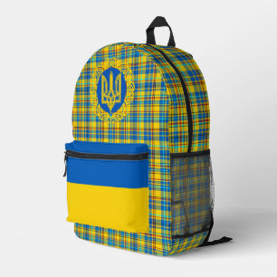 Ukraine-Beutel, ukrainischer Fahne-Rucksack, Tryzu Bedruckter Rucksack