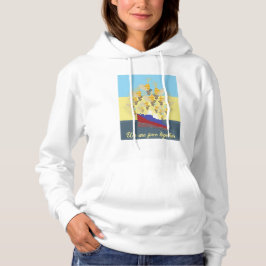 Ukraine "blau gelb" farbiges Sweatshirt