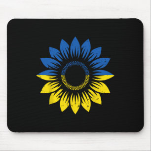 Ukraine Blau Gelbe Sonnenblume Ukrainischer Stolz Mousepad