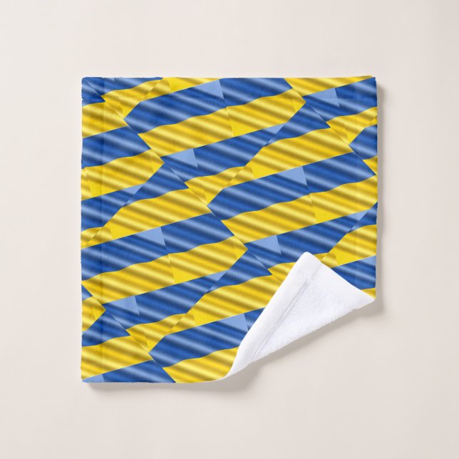 Ukraine bleue et jaune Inspiration de la paix anti (Gant de toilette)