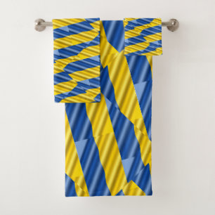 Ukraine bleue et jaune Inspiration de la paix anti