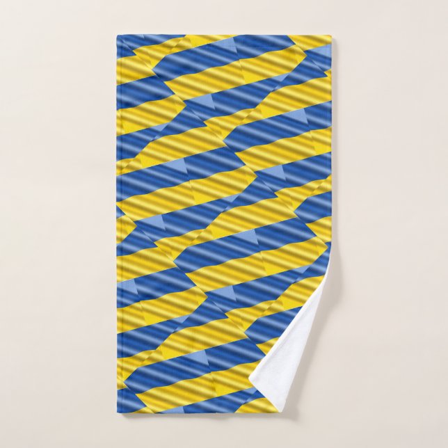 Ukraine bleue et jaune Inspiration de la paix anti (Serviette à main)