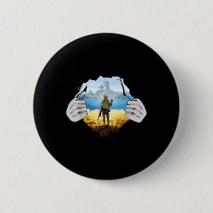 Ukraine-Briefmarke Flagge Pride Muttertag Button