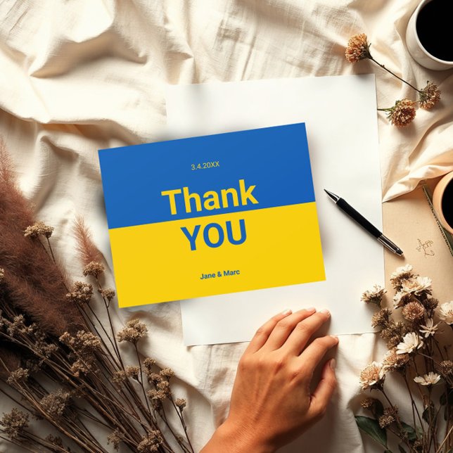 Ukraine Cartes de remerciements Cartes postales Ty (Créateur téléchargé)