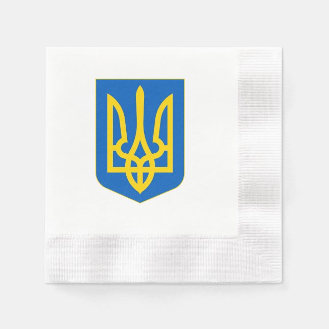 Ukraine Coat of Arms Serviette (Vorderseite)