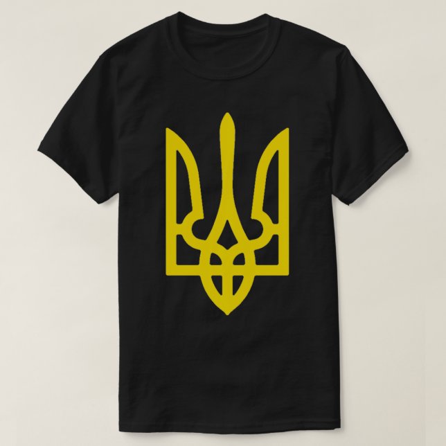 Ukraine Coat Of Arms Symbol Ukrainisches Nationals T-Shirt (Design vorne)