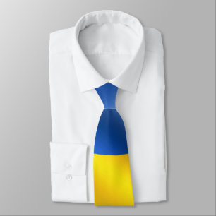 Ukraine Cravate soutien Liberté drapeau ukrainien