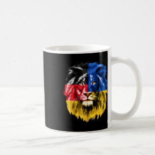Ukraine Deutschland Flagge Löwe Deutschland Ukrain Kaffeetasse