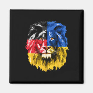 Ukraine Deutschland Flagge Löwe Deutschland Ukrain Magnet