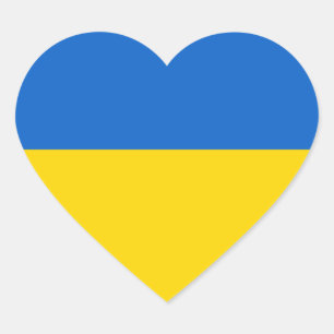 Ukraine Drapeau national ukrainien  Autocollant en