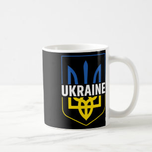 Ukraine Dreizack Stolz Wappen Ukrainischer Tryzu Kaffeetasse