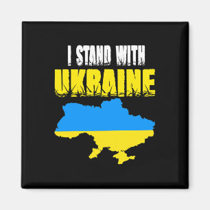 Ukraine Dreizack Ukraine-Flagge Ukrainische Flagge Magnet