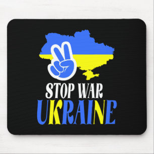 Ukraine Dreizack Ukraine-Flagge Ukrainische Flagge Mousepad