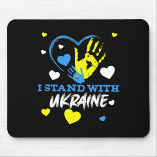 Ukraine Dreizack Ukraine-Flagge Ukrainische Flagge Mousepad