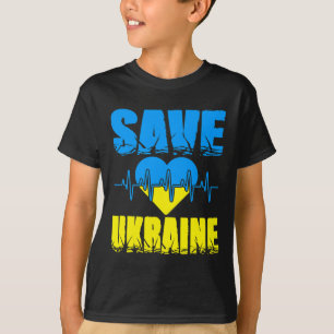 Ukraine Dreizack Ukraine-Flagge Ukrainische Flagge T-Shirt